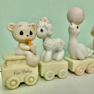 Precious Moments Birthday Train Baby through 7